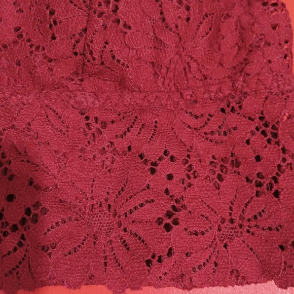 Victoria's Secret Pink burgundy bralette size M - Picture 4 of 8